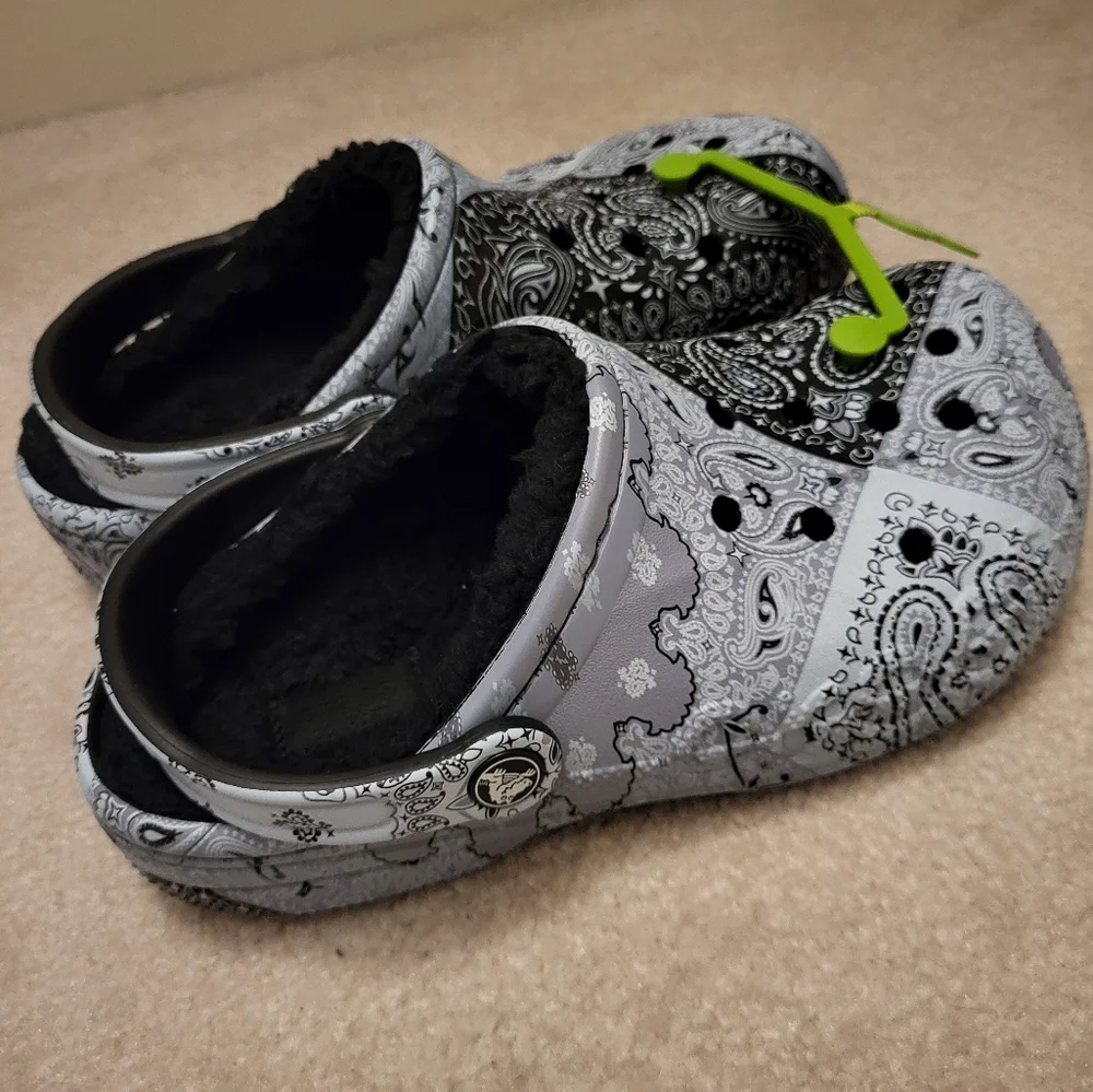 CROCS Baya Lined Printed Clog - Picture 3 of 7